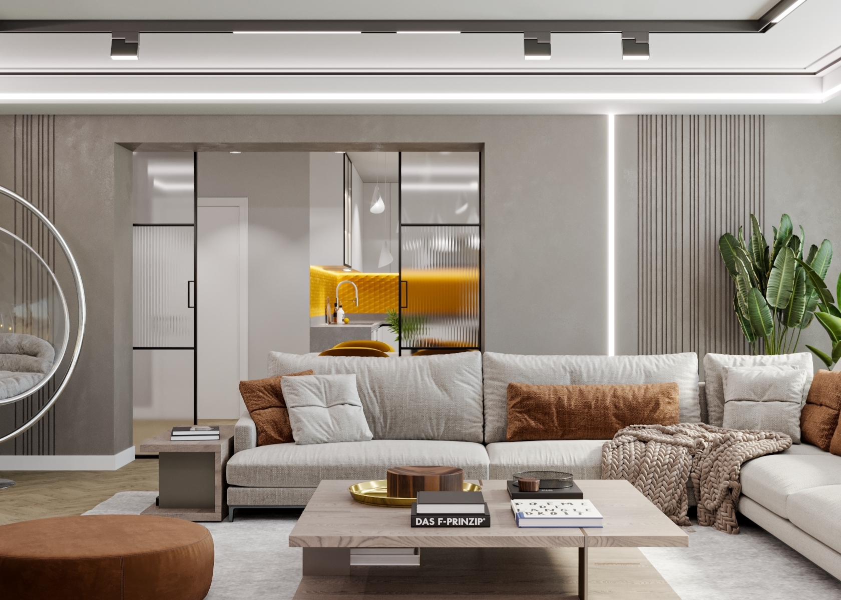 Просторная квартира в современном стиле